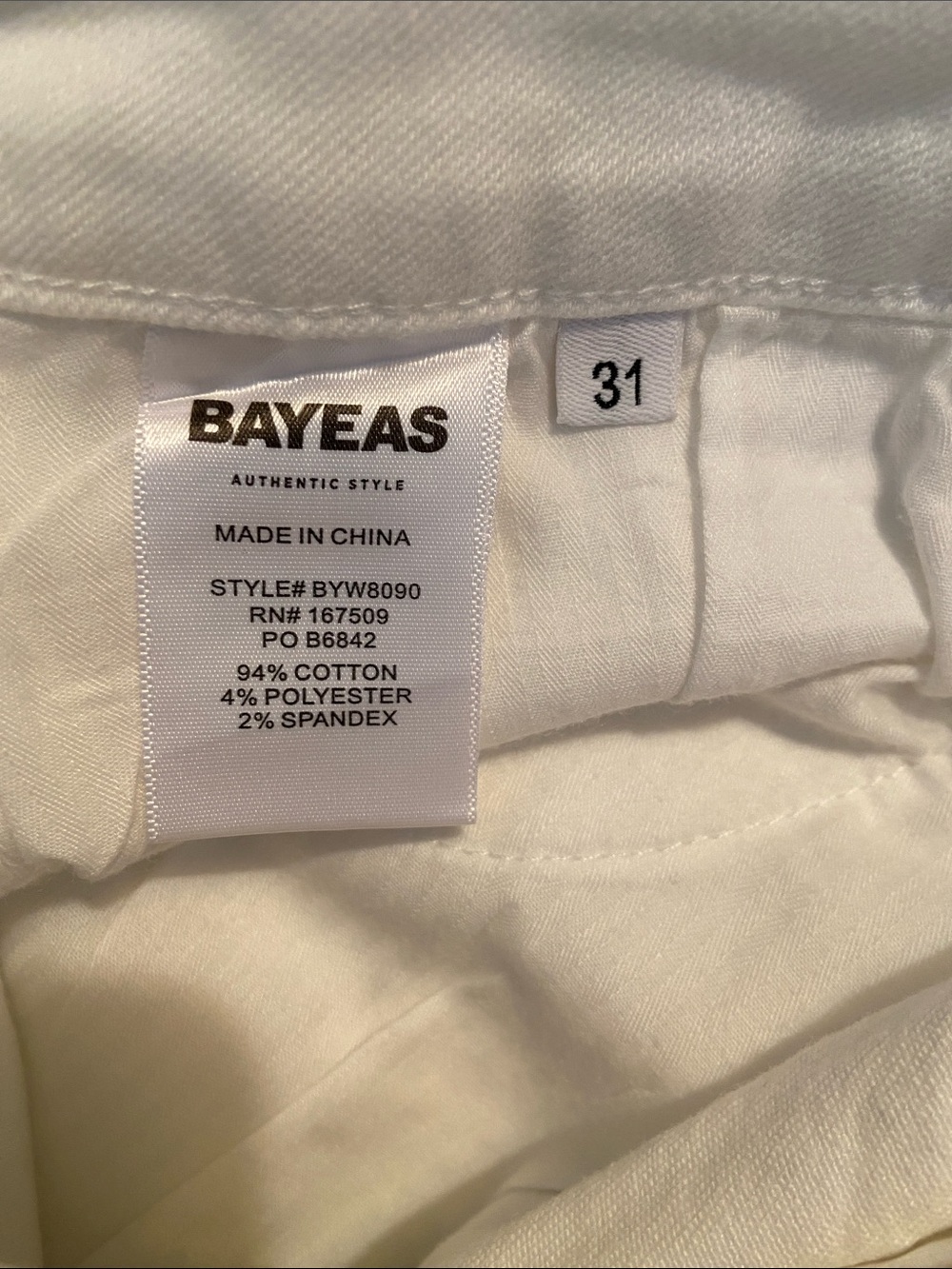Bayeas Rhinestone And Lace Jeans II - Picture 8 of 8
